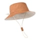 thumbnail image 1 of Gorro de bebé Hatiis para niños pequeños, algodón y lino, color naranja oscuro, 1 of 9