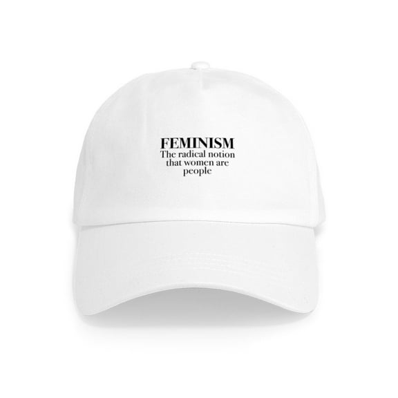 CafePress - Feminism Cap - Adjustable 100% Brushed Unisex Casual Cotton Baseball Cap, Beige, 1