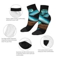 thumbnail image 5 of Rocae Blue Viper Snake for Premium Adult Socks,Comfortable, Breathable, and Durable Socks, Perfect for Everyday Wear, 5 of 7