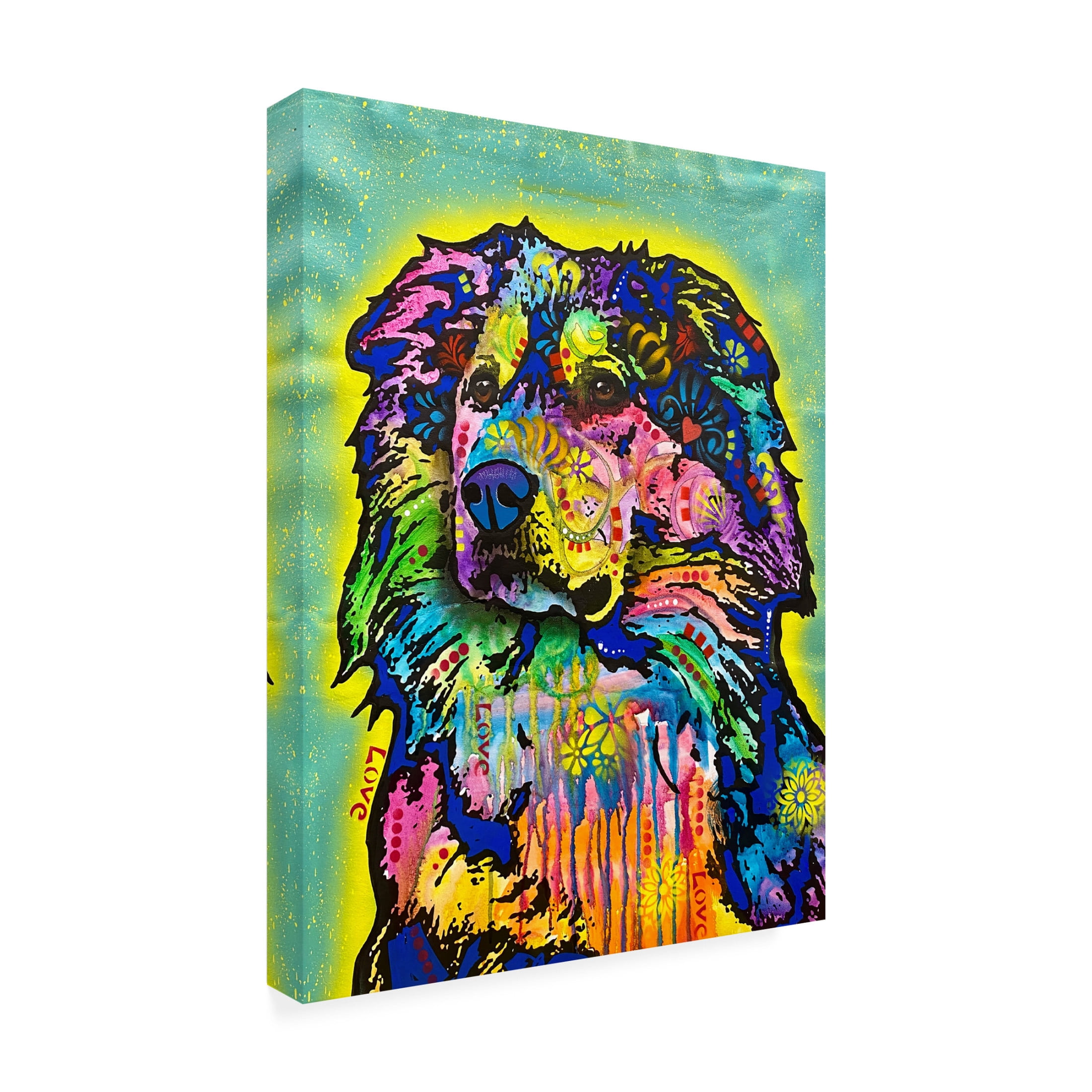 Canvas Wall Art - Dean Russo 'Sgt Squibbles At Your Service' Wall Art for Living Room, Bedroom, or Office Décor by Trademark Fine Art - 18 x 24 Inches