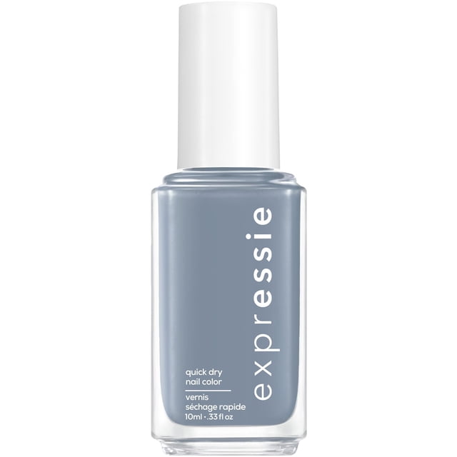 Esmalte de uñas Essie Expressie Air Dry de 0,33 ml, color azul pizarra, 8 unidades