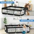 thumbnail image 2 of babyeap Baby Playpen,71*50 Inch Extra Large Baby Playards for Babies and Toddlers,Fence Baby Play Yards for Indoor & Outdoor with Breathable Mesh,Black, 2 of 7