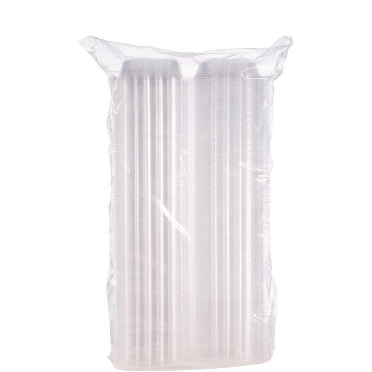 ClearSeal Hinged-Lid Plastic Containers, 5.8 x 6 x 3, Clear, Plastic, 125/Pack, 4 Packs/Carton ClearSeal Hinged-Lid Plastic Containers, 5.8 x 6 x 3, Clear, Plastic, 125/Pack, 4 Packs/Carton