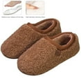 thumbnail image 4 of CHICVOMEY Women's Slippers with Memory Foam - Faux Fur Cozy House Slippers for Women Plush Fleece Lined Indoor Closed Back Bedroom Slippers, 4 of 7