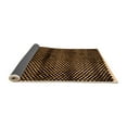 thumbnail image 2 of Ahgly Company Indoor Square Abstract Orange Modern Area Rugs, 7' Square, 2 of 4