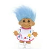 Russ Berrie My Lucky Star Sundress 6 Troll Doll Electric Blue Hair
