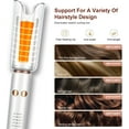 thumbnail image 4 of Automatic Hair Curler with 5 Temperature Settings, Auto-Rotating Ceramic Curling Iron with Anti-Tangle & Anti-Scald Design, 4 of 6