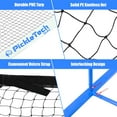 thumbnail image 3 of Portable Pickleball Net 22 FT USAPA Regulation Size with Carrying Bag for Driveway, 3 of 5