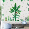 thumbnail image 4 of Árbol verde gigante Pegatinas de pared 3D Hoja de árbol tropical Flores Pegatinas de pared DIY Ramas de árboles extraíbles Hojas Mariposa Planta Decoración de pared para habitación de niños JAMW Sencillez, 4 of 5