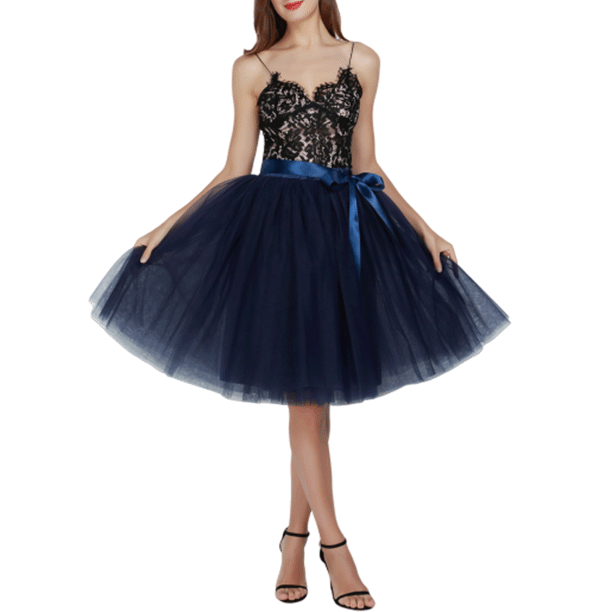 Lookwoild Suefunskry Women Adult Tutu Tulle Skirt Underskirt
