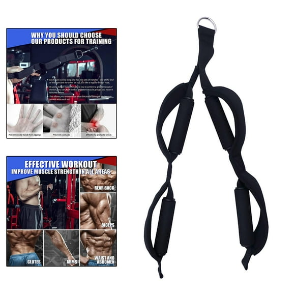 Resistance Exercise Tricep Bicep Rope Pully Heavy Duty for Exercise Workout