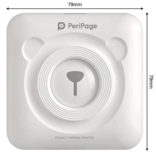 Impresora Fotográfica Inteligente Portátil Peripage, Mini Impresora Térmica Bluetooth Con Rollos De Papel Térmico, Impresora Adhesiva Instantánea Cateissary EL012184-00
