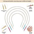 thumbnail image 4 of Aluminum Interchangeable Sewing Crochet Needles Circular Knitting Needles Set Weaving Yarn Knitting Tools Weave Kit C, 4 of 5