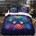 thumbnail image 3 of Home Textiles 2/3pcs Bedding Cover Set Game Handle Printed Comforter Cover Set for Adult,Twin (68"x86"), 3 of 6