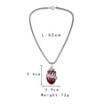 thumbnail image 4 of Fiudx Collar En Forma de Corazon, Elegante Metal, Diamantes Disociados Imitación, Accesorio Moderno para Hombre, Regallo de Boda, Incluye 1 Collar, Ideal para Ocasiones Especiales., 4 of 5