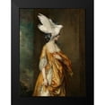 thumbnail image 2 of Barnes, Victoria 19x24 Black Modern Framed Museum Art Print Titled - Flightless Bird II, 2 of 5