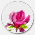 thumbnail image 2 of Designart - Grande Uvre d'Art Florale en Métal Rose Magnolia, 2 of 4