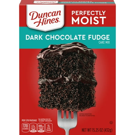 Duncan Hines Classic Dark Chocolate Fudge Cake Mix 15 25 Oz