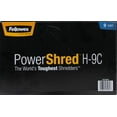 Fellowes Powershred H9C 9Sheet CrossCut Personal Shredder