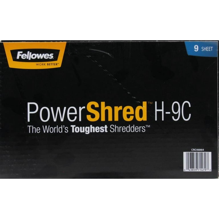 Fellowes Powershred 9c Cross-cut Paper Shredder : Target
