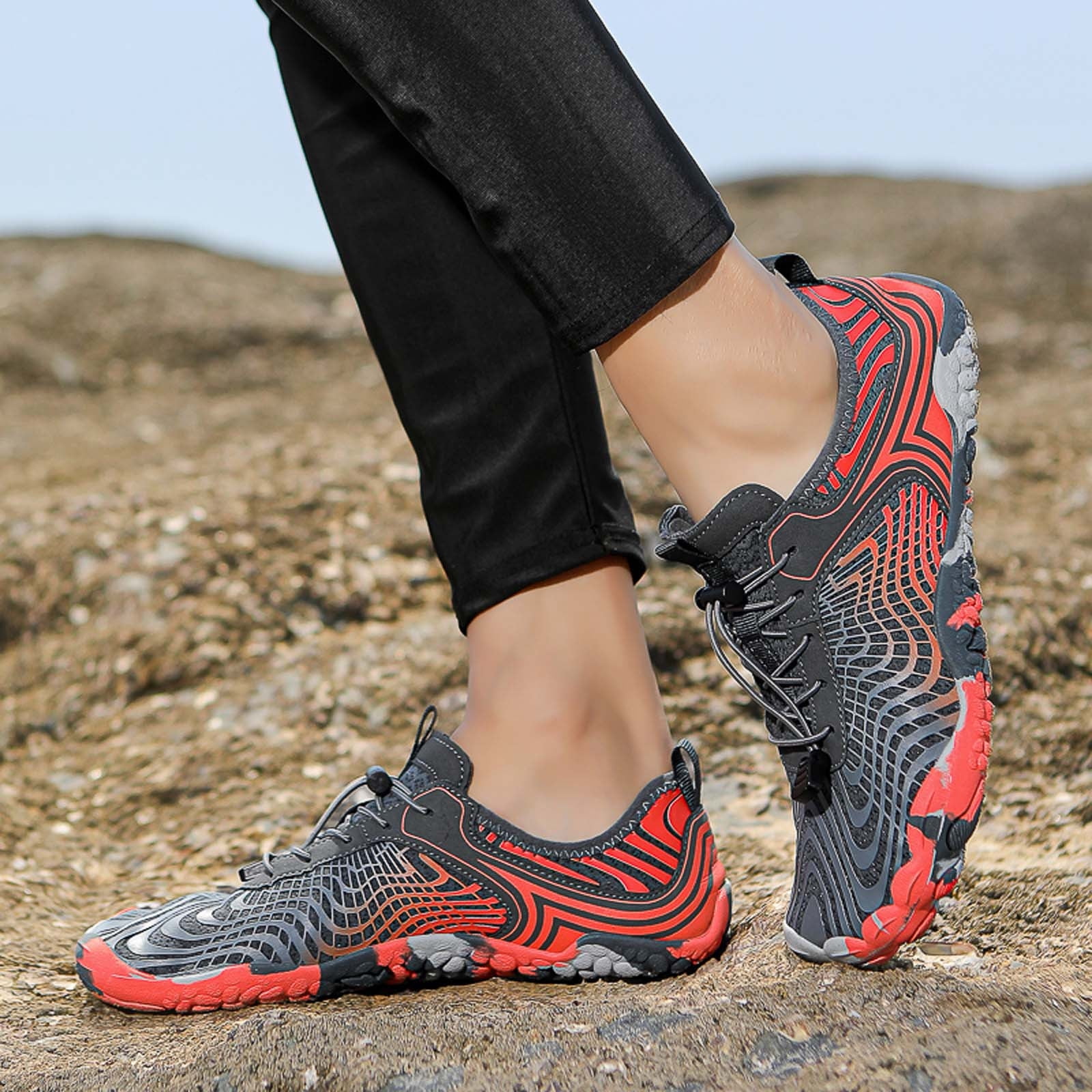 CHENge Hiking Cloud-Like Barefoot Shoes Women Men Footwear, Unisex Running Shoe for women, Wide Toe Box Zero Drop Slight Arch-Support Breathable Walking Shoes