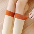 thumbnail image 5 of JeashCHAT Women Fashion Patchwork Ladies Cotton Patchwork Middle Tube Socks Stockings, 5 of 6