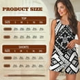 thumbnail image 7 of TSOVTHRID Polynesia Diamond Turtle Print Women's Pajamas Sets Cute Print Tank and Shorts Pj Set Summer Lounge Set Sleeveless Sleepwear, Size 2XL, 7 of 7