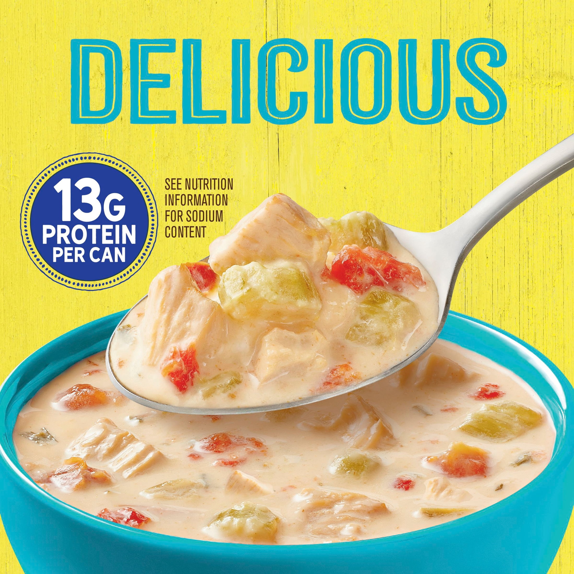 (4 pack) Old El Paso Chicken Cheese Enchilada-Style Soup, Ready to Serve Canned Soup, 18.5 oz