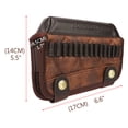thumbnail image 3 of TOURBON PU Leather Recoil Pad Buttstock Cover with .22LR Shell Loops- Right Handed Brown, 3 of 8