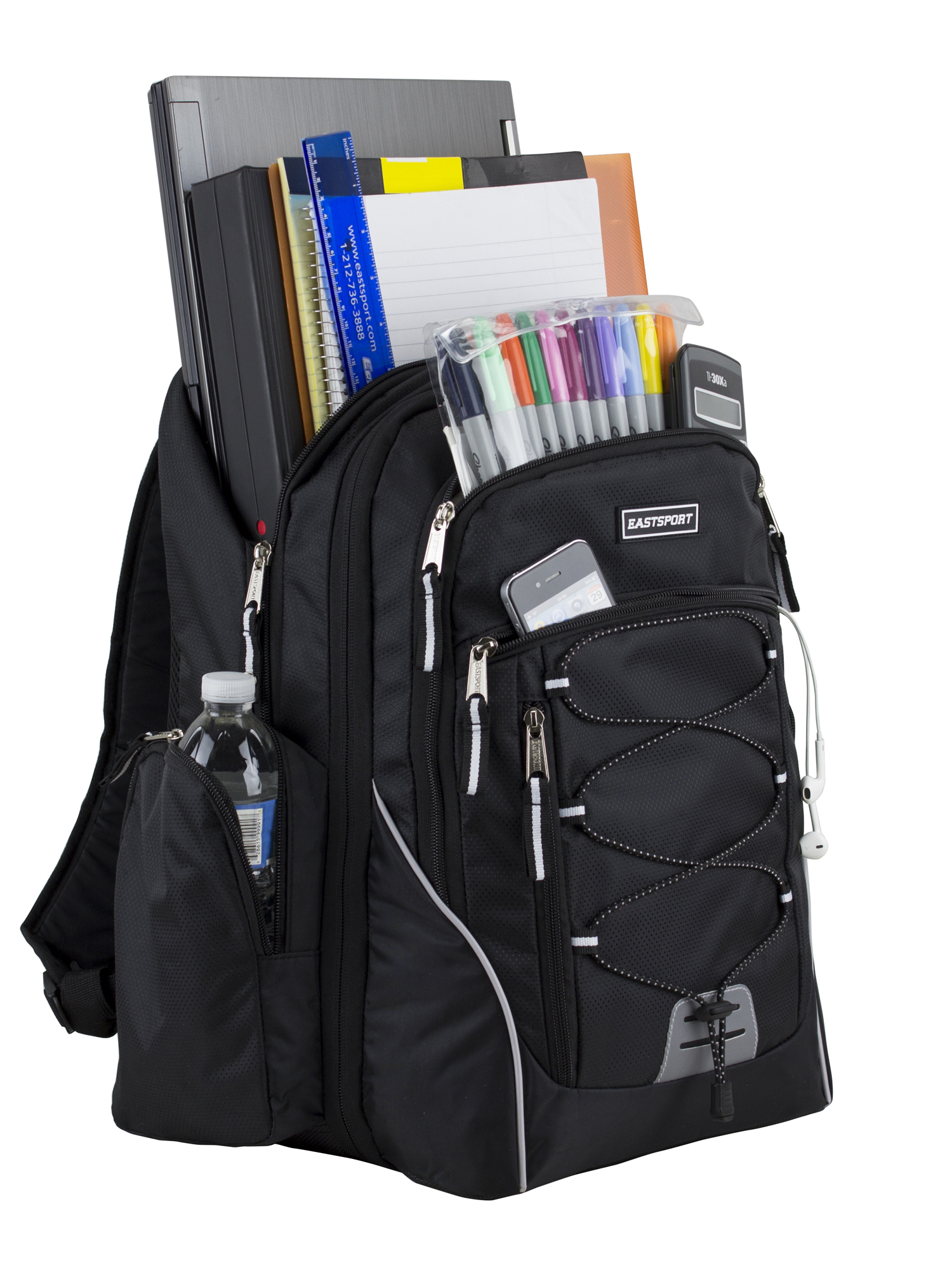 Eastsport Optimus Backpack, Black - image 5 of 7