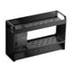 thumbnail image 2 of Organizador de cocina para sobre fregadero | Soporte de acero inoxidable para utensilios y esponjas | Tendedero ventilado de fácil limpieza con bordes elevados | Almacenamiento gris para encime, 2 of 5