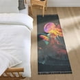 thumbnail image 3 of Yayeee Runner Rug for Bedroom 2'x6' Machine Washable Hallway Non Slip Mat, Black Astronaut, 3 of 8