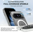 thumbnail image 3 of VENINGO Magnetic for Google Pixel 10 Case / Google Pixel 10 Pro Case Clear Glitter, Compatible with Mag-safe,Transparent Shockproof Slim Sparkly Bumper Cover Phone Case for Women Girls, Clear, 3 of 8