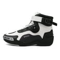 thumbnail image 1 of JG WOLVES - Bottes de Moto - Confort Toutes Saisons et Aventure - Chaussures de Randonnée et de hors Route Imperméables - pour Hommes et Femmes, Noir-Blanc, 37, 1 of 22