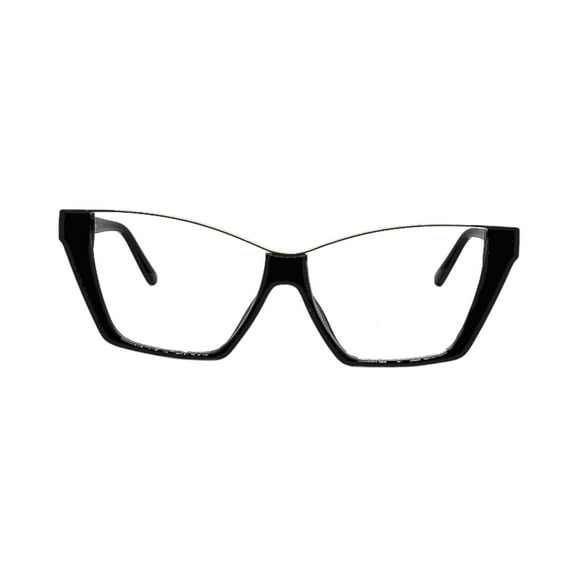 Womens Clear Lens Cat Eye Glasses Sunglasses