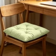thumbnail image 6 of Linen Chair Cushion for Dining, Office, and Outdoor Use - Soft Padded Non-Slip Seat Pad with Washable Cover for Home Décor Green, 6 of 6