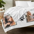 thumbnail image 3 of AISENIN Custom Dog Blanket Personalized Blanket with Dog Photo and Name Custom Pet Blanket Gifts for Pet Animal Women Men Dog Lovers Memorial Gift, 3 of 5