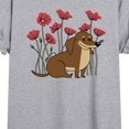thumbnail image 3 of Instant Message - Dachshund in Poppies Oversized Graphic T-Shirt, 3 of 6