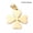 Clover, variant on 10pcs Golden Stainless Steel Pendants Charms Multi-Shape for Necklace Keychain-Hamsa Hand