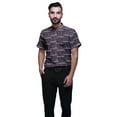 thumbnail image 1 of BESTMAN Chemise Décontractée pour Homme à Manches Courtes, Coupe Ajustée, en Coton, à Boutons, 1 of 5