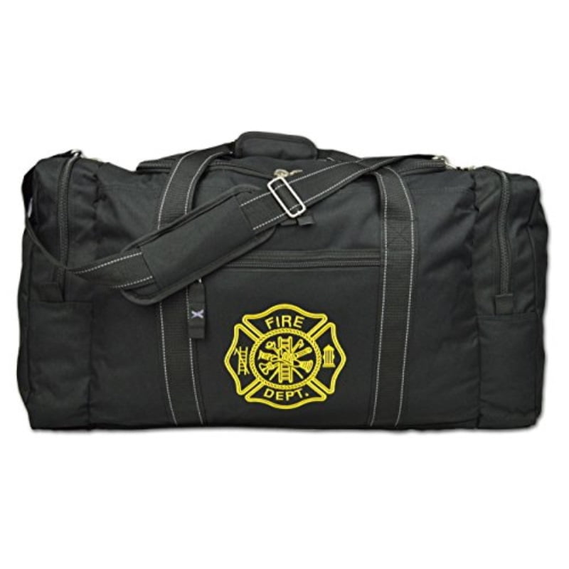 Lightning X Value Firefighter Turnout Gear Bag w/Maltese Cross and Custom Embroidered Name RED 