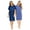 Evening Blue Pajamas, variant on Plus Size 2-Pack Short-Sleeve Sleepshirt
