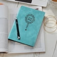 thumbnail image 4 of A5 Notebook 200 Pages Ruled Lined Interior, Suede Pu Leather Cover, with Pen Loop And Bookmark, 9 Colors for Business Study, A Notebook, 4 of 5