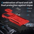 thumbnail image 2 of JTCASES for Motorola Moto G Stylus 5G 2023 Case, Slide Window + Adjustable Ring Kickstand + Magnetic Car Mount Drop Protection Anti-slip Shockproof Bumper Rugged Shell, Red, 2 of 8