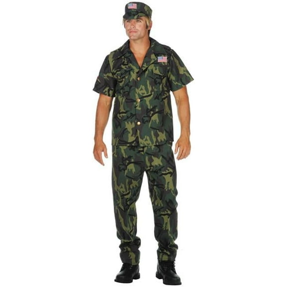 Plus Size Camouflage Costume - Camo