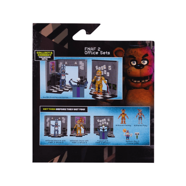 Jazwares Five Nights at Freddy's Puppet Office Set - 5-Inch