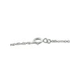 thumbnail image 2 of Blue Diamond Accent Sterling Silver Cross Bracelet, 7.25, 2 of 4