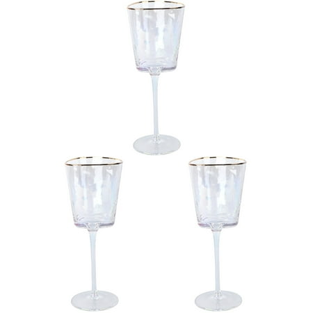 

TINKSKY Glasses Glass Whiskey Champagne Cups Goblet Red Crystal Wedding Decorative Beverage Martini Bar Glass Cocktail Cup