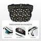thumbnail image 5 of Fotbe Daisy Cangurera Cuadrada con Estampado de Doble Capa, Bolsa de Cintura Ajustable Mini para Hombres y Mujeres, 5 of 9