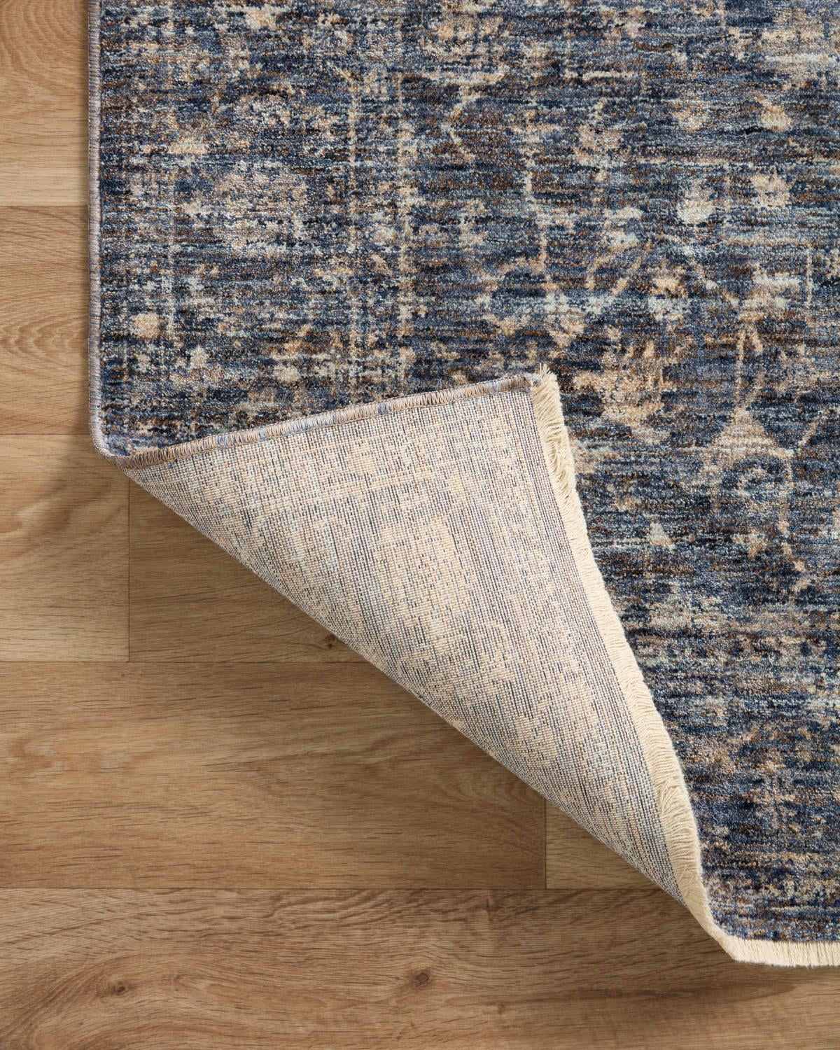Loloi Sorrento Midnight / Natural 7'-10" x 7'-10" Round Area Rug